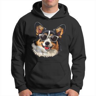 Cardigan Welsh Corgi Dog Sunglasses Hoodie - Thegiftio UK