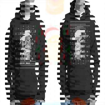 Cat Christmas Ugly Christmas Sweater Style Hoodie | Mazezy