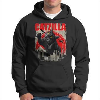 Catzilla Gatito Divertido Amante De Los Gatos Sudadera - Regaloses