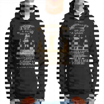 Cazar Nunca Subestimes A Un Cazador Divertido Caza Sudadera - Regaloses