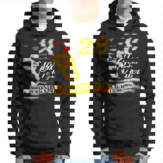 Celebrate 28 Years Of Marriage 28Th Wedding Anniversary Hoodie - Monsterry