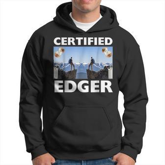 Certified Edger Climbing Oddly Specific Dank Meme Hoodie - Thegiftio UK