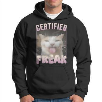 Certified Freak Cat Meme Hoodie - Monsterry UK