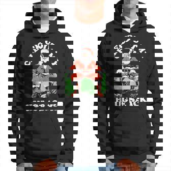 Check Out My Huge Sack Santa Christmas 2024 Hoodie - Monsterry