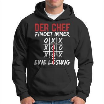 Chef Finding Immer Eine Lösung Chef Kapuzenpullover - Geschenkecke