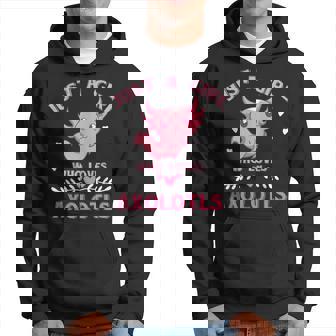 Chica Amante De Los Axolotls Exóticos Salamandra Ajolote Sudadera - Regaloses