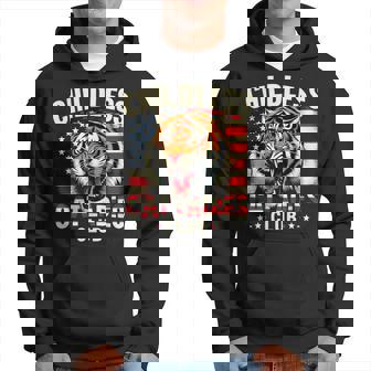 Childless Cat Ladies Club Kamala Harris Us Flag Cat Ladies Hoodie | Mazezy