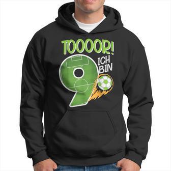 Children's Birthday Ich Bin 9 Jahre Fussball Kapuzenpullover - Geschenkecke