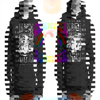 Chlamydia Survivor Cat Y2k Meme Inappropriate Humor Hoodie - Thegiftio UK