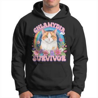 Chlamydia Survivor Cat Meme Hoodie - Thegiftio UK