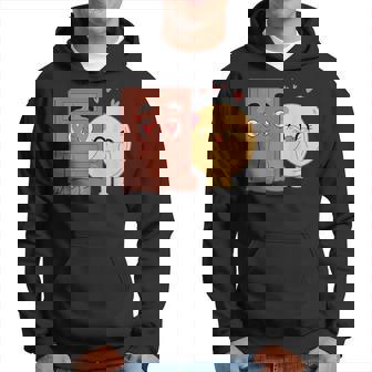 Choco And Pancake Couples Love Sweet Romantic Partners Ideas Hoodie - Seseable