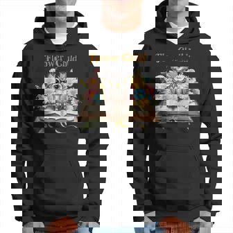 Chouetteintage Avec Fleurs Pour Les Amateurs De Livres Sweat à capuche - Cadeauxyz