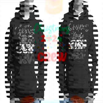 Christmas 2024 Cousin Crew Xmas Lights Matching Pajama Hoodie | Seseable UK
