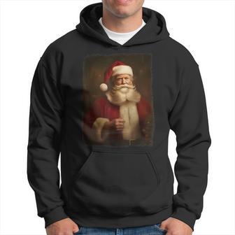 Christmas Trump Santa Claus Retro Vintage Xmas Pajamas Hoodie - Thegiftio UK