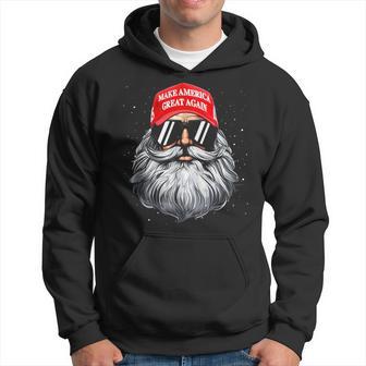 Make A Christmas Great Again Xmas Trump Santa Pajamas Hoodie - Thegiftio UK