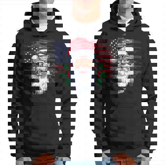 Make A Christmas Great Again Xmas Trump Maga Pajamas Santa Hoodie | Mazezy