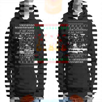This Is My Christmas Pajama Guitar Ugly Xmas Sweater Hoodie | Mazezy