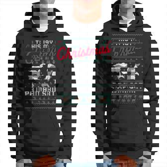 This Is My Christmas Pajama Jiu Jitsu Ugly Sweater Hoodie | Mazezy