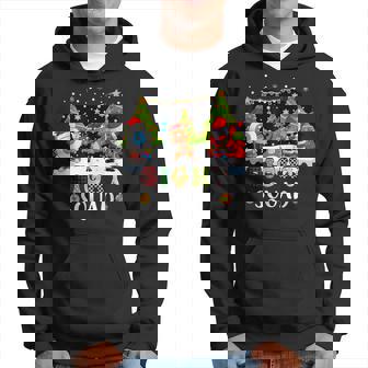 Christmas Sight Squad Santa Reindeer Dabbing Optometrist Hoodie | Mazezy