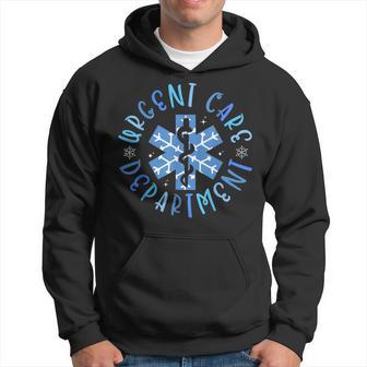 Christmas Urgent Care Department Icu Nursing Registered Hoodie - Thegiftio UK