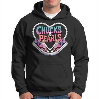 Chucks And Pearls Leopard Hoodie - Thegiftio UK