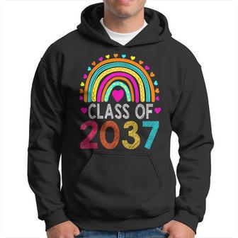 Class Of 2037 Grow With Me First Day Of School Graduation Hoodie - Thegiftio UK