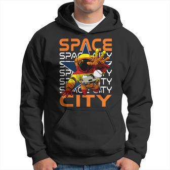 Classic Space City Proud Name Personalized Kawaii Houston Hoodie - Thegiftio UK