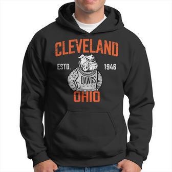 Cleveland Ohio Retro Vintage Dawgs Classic Dawgs Hoodie - Thegiftio UK