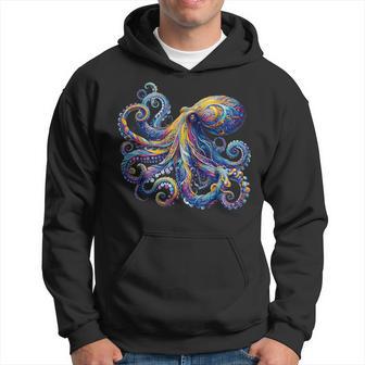 Colorful Octopus Squid Kraken Hoodie - Thegiftio UK