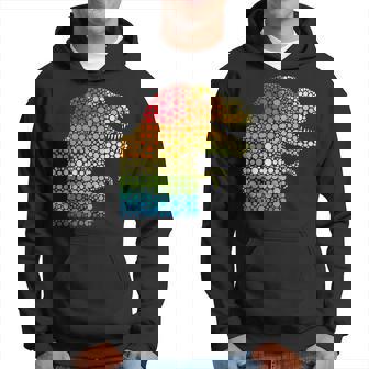 Colorful Polka Dots Dinosaur T-Rex For Dot Day Hoodie - Thegiftio UK