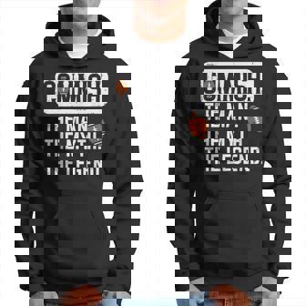 Commish Man Myth Legend Fantasy Football Commissioner Men Hoodie - Thegiftio UK
