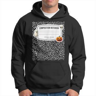 Composition Notebook Costume Adult Halloween For Teachers Hoodie - Thegiftio UK