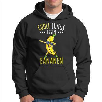 Coole Jungs Essen Bananen Kapuzenpullover - Geschenkecke