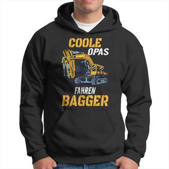 Coole Opas Fahren Bagger Digger Driver Grandpa Kapuzenpullover - Geschenkecke