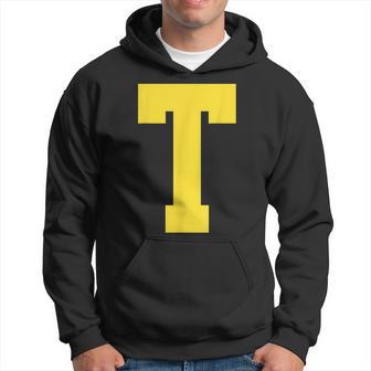 Costume Chipmunk Carnival Group Letter T Green Halloween Hoodie - Thegiftio UK