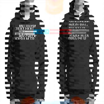 Country Over Party Democracy Matters Vintage Style Hoodie - Thegiftio UK