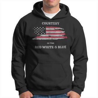 Courtesy Of The Red White And Blue Hoodie - Thegiftio UK