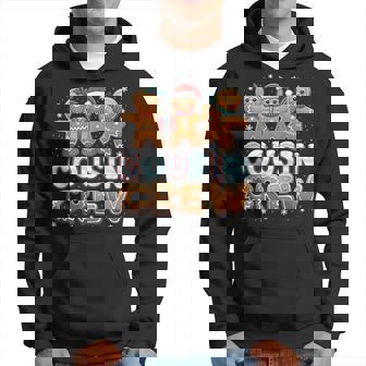 Cousin Crew Christmas Pajama Gingerbread Man Cookie Hoodie | Mazezy