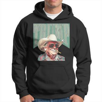 Cowboy Western Make America Great Trump Daddy Hoodie - Monsterry