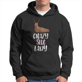 Crazy Slug Lady – Cute Slug Lovers Hoodie - Thegiftio UK