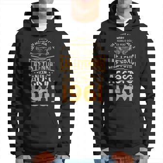 Cumpleaños Hombre Regalos Las Leyendas Agosto 1961 Sudadera - Regaloses