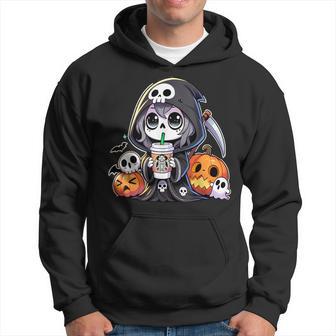 Cute Grim Reaper Anime Halloween Product Hoodie - Thegiftio UK