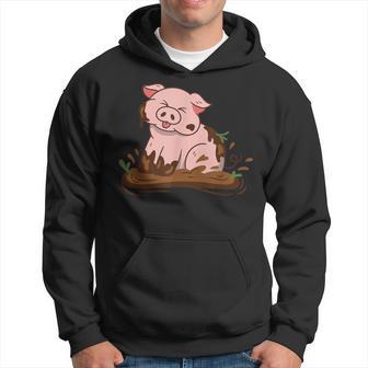 Cute Pig Farm Farming Pig Kapuzenpullover - Geschenkecke