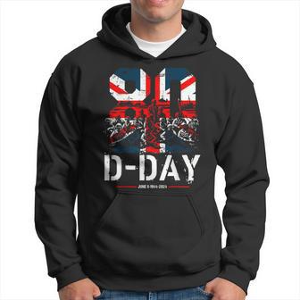 D Day 80Th Anniversary 1944 2024 Normandy Landings Vintage Hoodie - Thegiftio UK