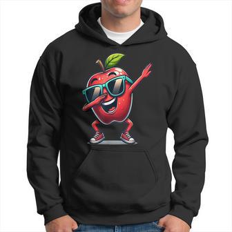 Dab Apple Dancing Dabbing Apple Fruit Hoodie - Thegiftio UK