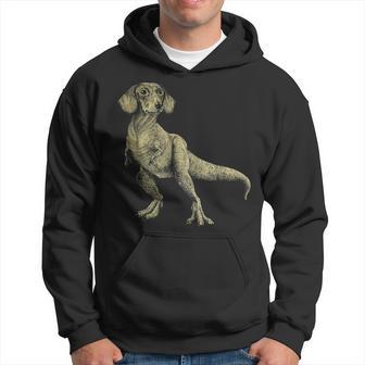 Dachshundsaurus Dachshund Dinosaur Hoodie - Thegiftio UK