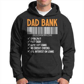 Dad Bank Fathers Day Dad From Daughter Son Hoodie - Thegiftio UK
