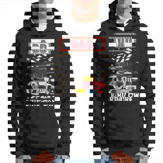 Dad Birthday Crew Movie Night Theme Matching Party Hoodie - Monsterry
