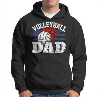 Dad Volleyball Player Father Volleyball Hoodie - Thegiftio UK