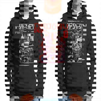 Daijobu Desu Cool Anime Cat Graphic For Kawaii Japanese Fan Hoodie - Monsterry